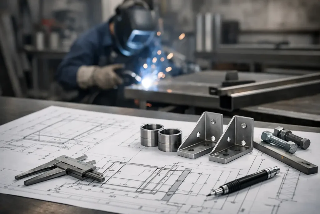 Planos técnicos para fabricación metálica