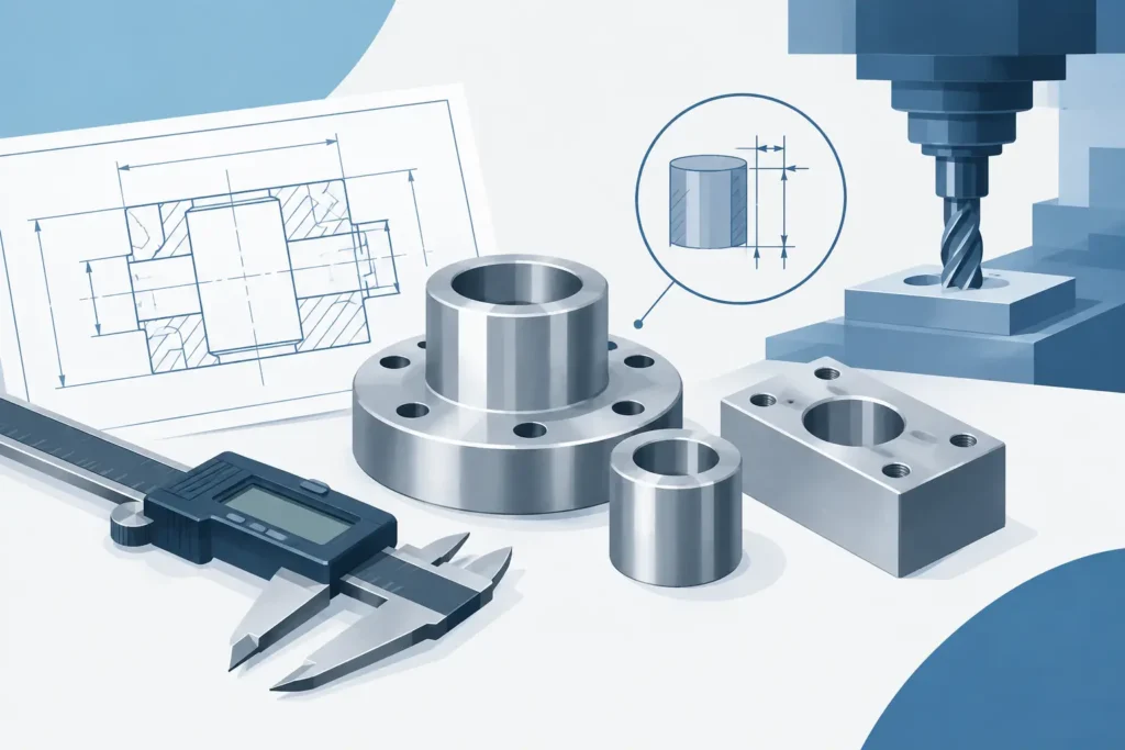 Guía de tolerancias de fabricación en metal